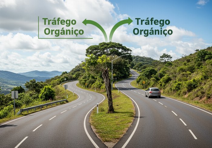 qual a diferença entre trafego pago e orgânico